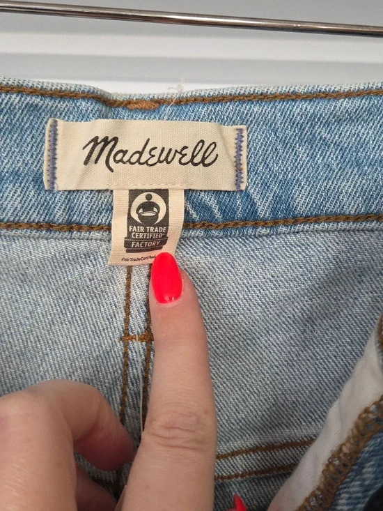 NWT Madewell The Perfect Vintage Wide-Leg Crop Jean, Size 30 - Picture 5 of 13